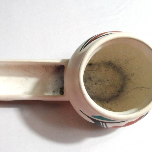Vintage SOUTHWESTERN Business Card Pen Pencil Holder New Mexico Pottery Jemez NM - Picture 9 of 10